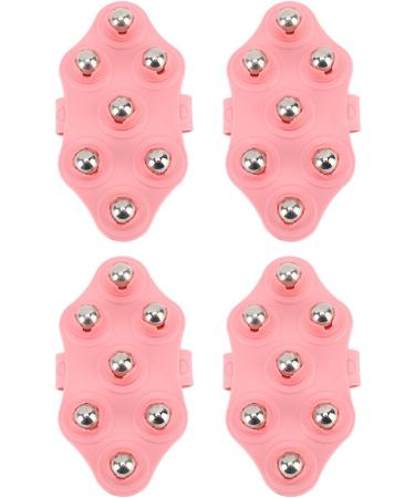4-Piece Massage Set: Shaped Shoe Rolling Ball Hand Massager & Glove with 7 Magnetic Roller Balls for Ultimate Body Relaxation - Buy Online on GoSupps.com