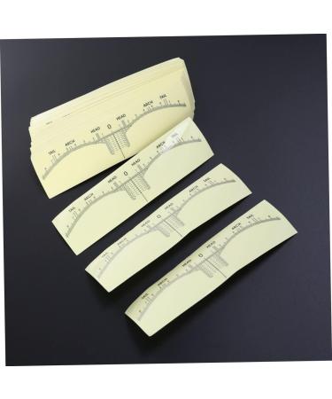 FOMIYES 300 Pcs Eye Brow Ruler Brow Mapping Ruler Tape Eyebrow Ruler Sticker Tool Disposable - Buy Online on GoSupps.com