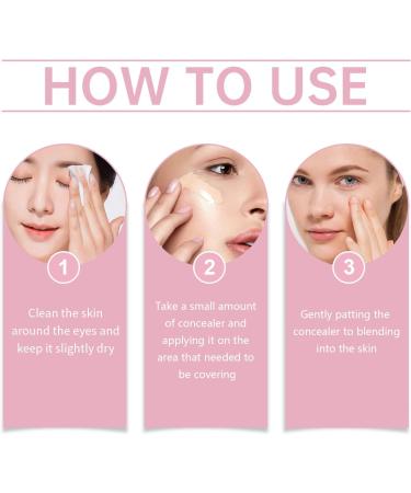 Correcteur et illuminateur contour des yeux couvrance totale cr me rose longue tenue pour cernes et taches hydratante et waterproof nourrissante et l g re (warm*1) - Buy Online on GoSupps.com