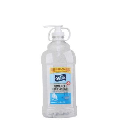 Wish Hand Sanitizer 67.6oz Vitamin E with Pump and Carry Handle 4.22 Pound (Pack of 1)