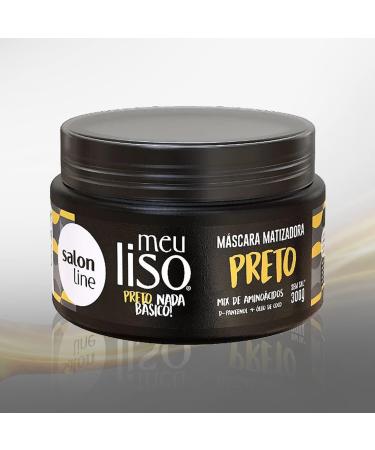 Salon Line Treatment - My Straight Collection - Brassiness Control Black Mask 10.58 Oz - Buy Online on GoSupps.com