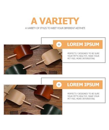 Buy Lurrose 4-Piece Leather Hair Clips for Women - Hair Knot Holders & Muffling Rolls for Elegant Hairstyles - Buy Online on GoSupps.com