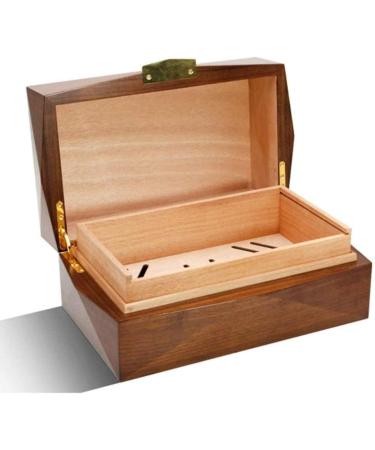 MOLVUS Cigar Box Cigar Aging Box Household Cigar Solid Wood Cigar and Sealed Humidity Box Cigar Box Decorative Box - Buy Online on GoSupps.com