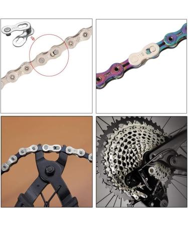 Hyamass 4 Pairs Bicycle Missing Link Reusable Steel Bike Chain 6/7/8 Speed - Silver - Buy Online on GoSupps.com