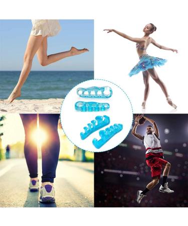 Buy 2 Pairs Gel Toe Separators Relief for Overlapping & Curved Toes | Pain Protection for Men & Women - International Shipping - Buy Online on GoSupps.com
