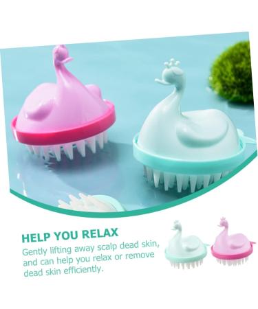 Gleavi 10 STK Massage Shampoo Brush Set - Scalp Washer & Hair Scalp Massager for Healthy Hair & Relaxation - Buy Online on GoSupps.com