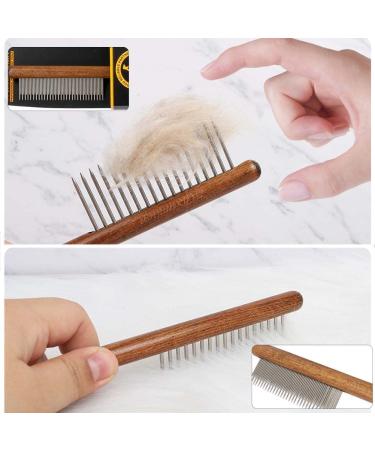 Premium Dog and Cat Brushes - 3-in-1 Fur Combs for All Breeds | Effective Pet Grooming Tools - International Shipping Available - Buy Online on GoSupps.com