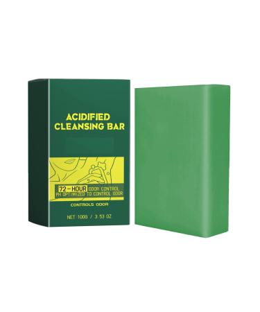 G n rique Acidified Body Cleansing Bar Moisturizing & Soothing Gentle Cleanser Soap Body Bar for Sweating Underarm Odor Body Bathing Fresh & Long-Lasting (1)