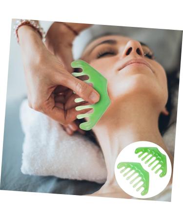 TOVINANNA 6-Pack Massage Combs Eight Teeth Pocket Hair Comb & Gua Sha Facial Tools for Relaxation & Skincare - Buy Online on GoSupps.com