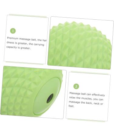 Minkissy Massage Ball Set - 2 Pieces for Foot & Back Relief Deep Tissue Muscle Massage TPE Yoga & Fitness Balls - Buy Online on GoSupps.com