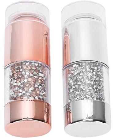 Durable Powerful Adsorption Nail Art Stamper Nail Art Seal Double Head With Cover for Home Salon Shop - Buy Online on GoSupps.com