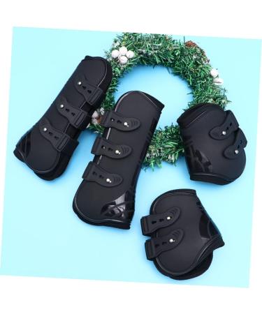FOMIYES 2 Pairs Protection Support Horse Leg Boot Horse Leg Brace Protector Elastic Equipment XL Black - Buy Online on GoSupps.com