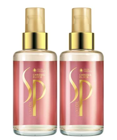 2-pack System Professional SP Wella Chroma Elixir Hair Oil with brilliant keratin protection 100 ml Unscented 100 ml (pack of 2)