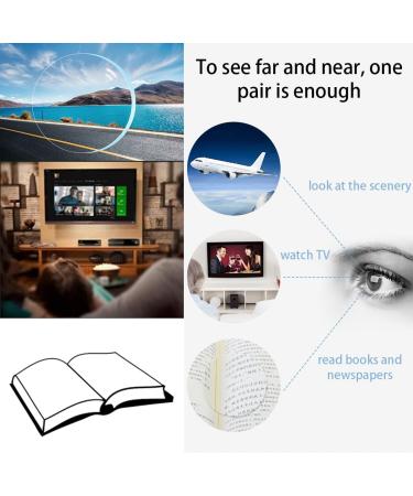 LILLIE Stylish Multifocal Blue Light Reading Glasses - Flexible & Comfortable for Indoor/Outdoor Use - 1.0x Magnification - Buy Online on GoSupps.com