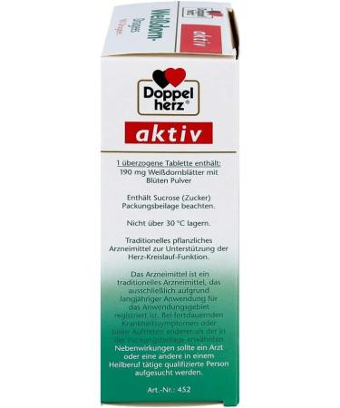Double Heart Hawthorn Dragees 90 St - Premium Herbal Candy for Heart Health | Buy Internationally - Buy Online on GoSupps.com