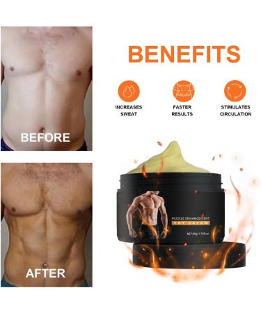 2pcs Muscle Sweat Workout Enhancer Cream 50g Antioxidant Boost Belly Fat Burner Skin Tightening Promotes Blood Improves Muscle Strength - Buy Online on GoSupps.com
