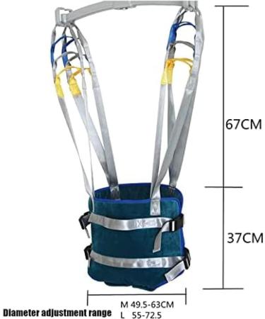 Patient Hoist Lift Toileting Sling Premium Padded Sling Medical Lift Equipment Full Body Walking Standing Aids with Four Point Support for Leg Lumbar Relief Trainer M bonny369 - Buy Online on GoSupps.com