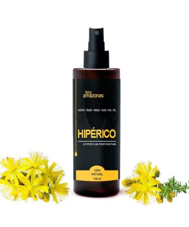 Inkanatura St Johns Wort Oil 100 ml 100 natural macerated in vegetable oil for massage skin care and traditional use Terra Amazonas