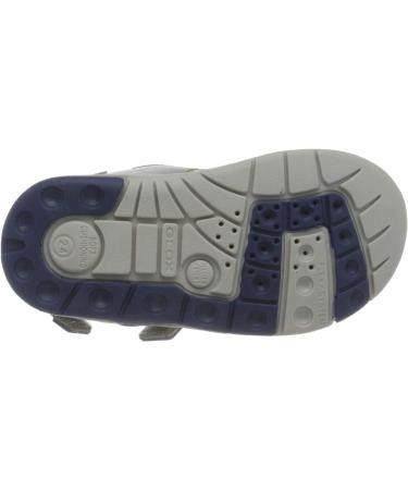 Geox Boy's B Sandal Multy 6 UK - Grey Lime Green | Breathable Kids' Sandal - Buy Online on GoSupps.com