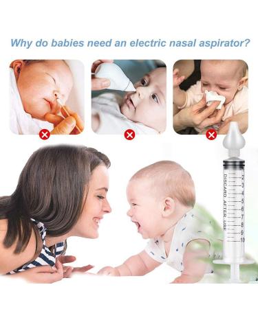 Mr Isata Portable Baby Nasal Aspirator 2PCS Set - Silicone Nasal Irrigator Syringe for Nose Cleaning - Buy Online on GoSupps.com