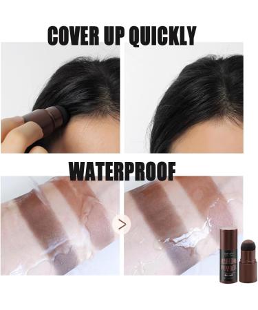 Hair Powder Hairline Powder Hair Root Touch Up Quickly Cover Hairline Eyebrows & Beard Line Thin Hair Root Dye Touch Up Windproof & Sweatproof Hairline Powder for Women & Men (Dark Brown) - Buy Online on GoSupps.com