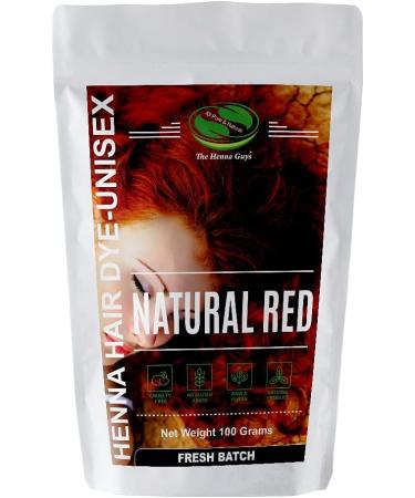 Natural Red Henna Hair & Beard Dye 100g - Chemical Free Hair Color | The Henna Guys - Buy Online on GoSupps.com