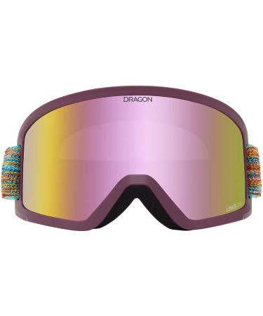 Dragon Alliance Mens DX3 OTG Snow Goggles - Shredtogether/Lumalens Pink Ion (One Size) - Buy Online on GoSupps.com