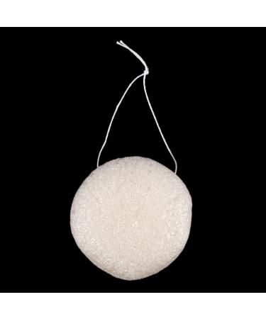 Zunedhys 5X Konnyaku Jelly Fiber Face Wash Pad Cleaning Sponge Puff Exfoliator-White - Buy Online on GoSupps.com