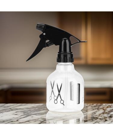 Hair Spray Bottle 0.35L Clear Water Spraying Bottle Ideal for Barbers and Hair Stylists Perfect Travel Essentials Salon Grade Water Bottle - Buy Online on GoSupps.com
