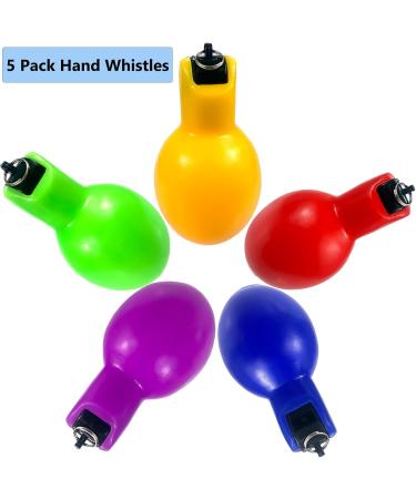 Buy Dingfeiyu 5-Piece Hand Whistle Set - Ideal for Coaches Referees Dog Trainers & Sports Teachers - Perfect for Emergency & Training Needs - Buy Online on GoSupps.com