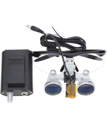 ORILAO 3.5X-420mm Binocular Loupes with LED Headlamp in Black - Surgical Grade Magnifier Loupe - Buy Online on GoSupps.com
