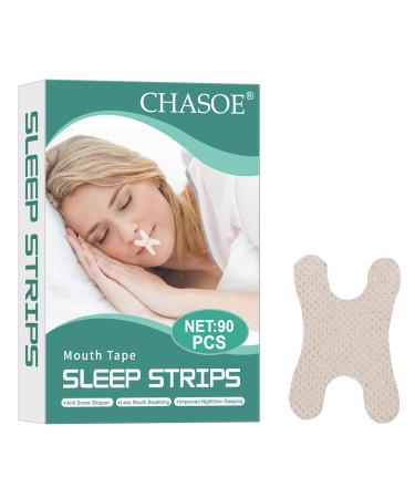 Sleep Strips Nose Breathing Anti Snoring Tapes for Adult Develop The Habit of Nasal Breathing Improved Nighttime Sleeping 90 Pieces