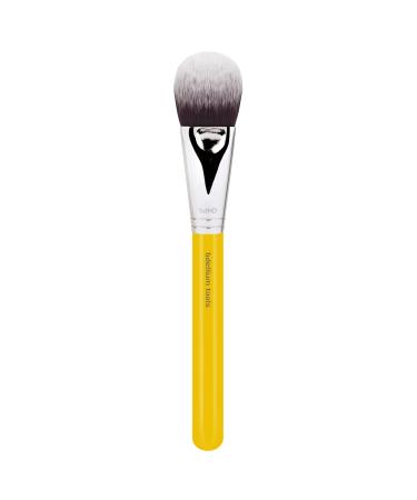Bdellium Tools Professional Makeup Brush - Studio Series 968 BDHD Phase II Small Foundation/Contour - With Soft Synthetic Fibers For Versatile Application & Blending (Yellow 1pc)