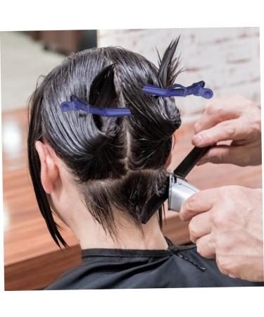 Buy Snap Clips Crocodile Hair Clip Set - Alligator Sectioning Clamps (6 Pcs) in Blue | Best Hairdressing Styling Accessories Online - Buy Online on GoSupps.com