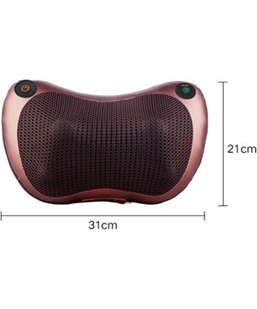 Pokar Shiatsu 3D Massage Pillow with Heat - Electric Neck Shoulder & Back Massager for Home Office & Car - Buy Online on GoSupps.com