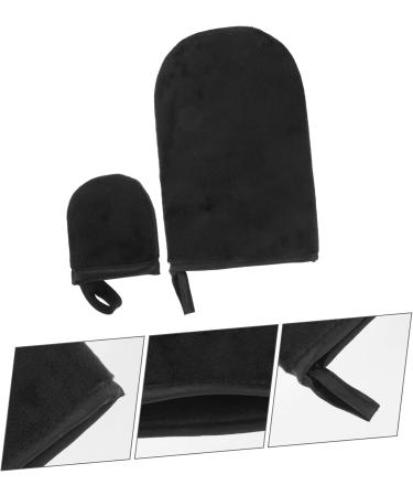 TOVINANNA 2 Sets Tanning Gloves Gel Nail Gloves Sun Gloves Versatilen Gloves for Gel Nails Manicure Hand Protectors Hand Covers Tanning Lotion Applicator Pe Flocking Black Agent - Buy Online on GoSupps.com