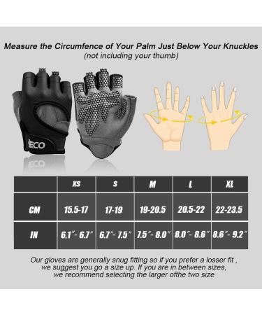 iECO Fitness Gloves - Optimal Training Gloves for Strength & Weight Training | CrossFit & Bodybuilding - Unisex Size L - Buy Online on GoSupps.com