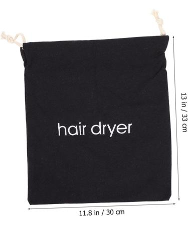 VINTORKY 4pcs Hair Dryer Storage Bag Travel Cosmetics Bag Hotel Hair Dryer Bag Blow Dryer Bag Fabric Black - Buy Online on GoSupps.com
