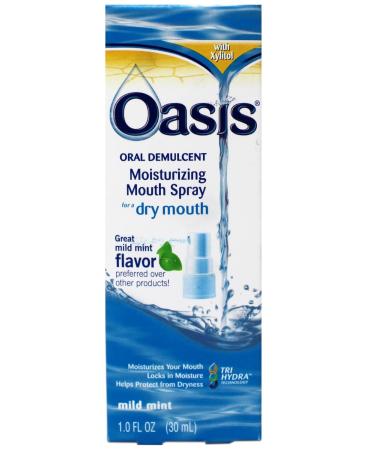 Oasis Mouth Moisturizing Spray Mild Mint 1 Fl Oz - Buy Online on GoSupps.com