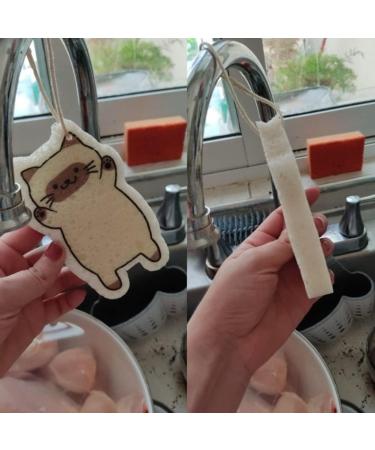 Cleaning Sponge Wood Pulp Dishwashing Sponge Cartoon Scouring Pad Non Scratch Kitchen Scrubber Cleaning Tool Style1 - Buy Online on GoSupps.com