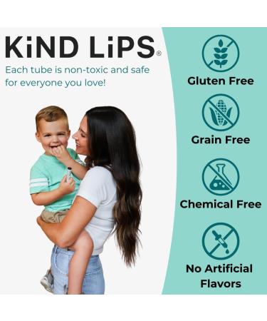 Kind Lips Watermelon Organic Lip Balm Natural Moisturizing Lip Care 3 Pack Watermelon 1 Count (Pack of 3) - Buy Online on GoSupps.com