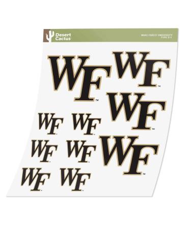 Wake Forest University Sticker Demon Deacons Stickers Vinyl Decals Laptop Water Bottle Car Scrapbook T3 (Type 3-1)