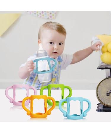 4pcs BPA-Free Silicone Bottle Handles for Dr Brown Wide Neck & Narrow Bottles - Buy Online on GoSupps.com