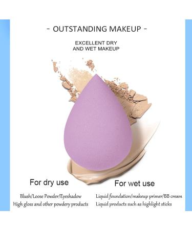 7 Pcs Multi-color Makeup Sponge Set for Flawless Foundation Blending - A-Pink - Buy Online on GoSupps.com