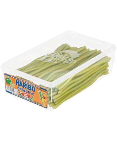 HARIBO Balla-Balla Sour Apple Candy Sticks - 1125g Tin | International Shipping Available - Buy Online on GoSupps.com