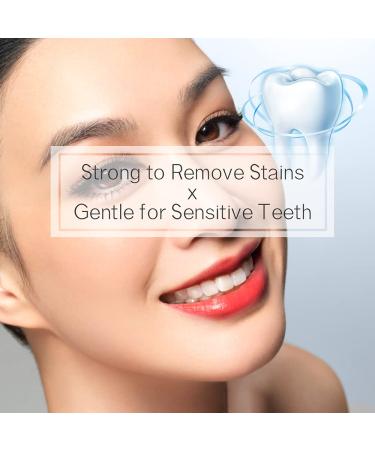 Sensitive Teeth Whitening Kit - Professional Tooth Whitener with 14 Peppermint Strips - Buy Online on GoSupps.com
