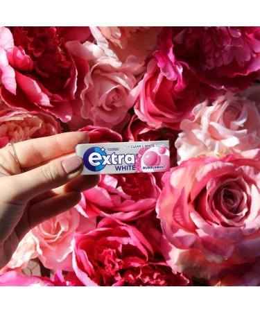 Extra White Chewing Gum Sugar Free Bubblemint Pack of 30 & White Chewing Gum Bottle Sugar Free Bubblemint Flavour 46 Pieces - Buy Online on GoSupps.com