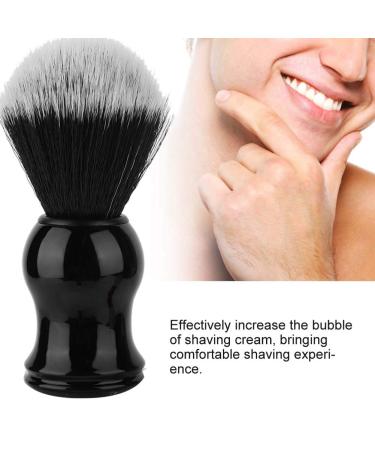 Premium Razor Brush for Men | Travel & Home Use Shaving Brush | Pure Black Nylon - Ideal for Barbers and Hairdressing Salons - Buy Online on GoSupps.com