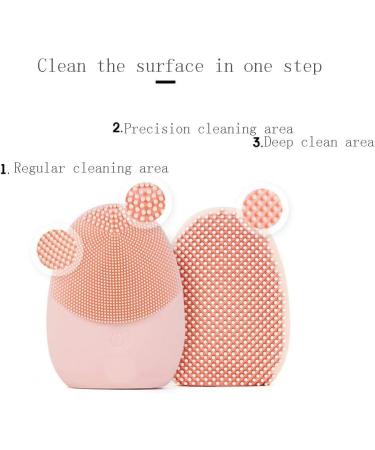 Deep Pore Cleaner Electric Facial Cleanser Silicone Soft Facial Facial Cleanser Cleansing Brush Red - Buy Online on GoSupps.com