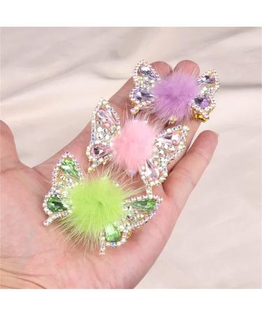 6 Pcs Flying Butterfly Hairpin | 2023 New Rhinestone Hair Clips - Elegant Metal Side Clip for Women & Girls - Buy Online on GoSupps.com